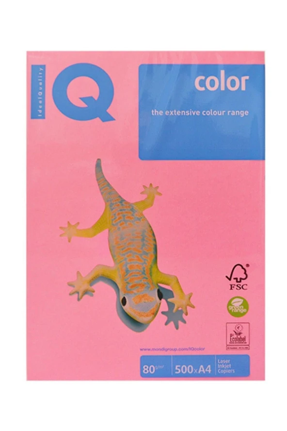 Mondi IQ Color Renkli Kağıt A4 80 Gr Pembe (500 Lü Paket) ürün görseli 1