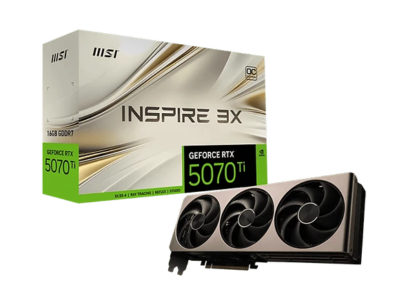 MSI RTX 5070 TI INSPIRE 3X OC
