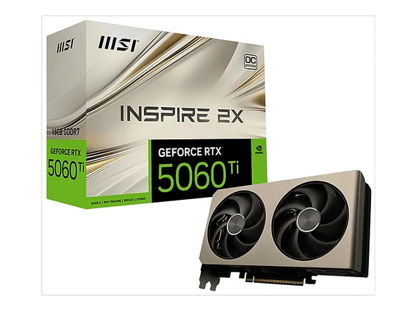 MSI RTX 5060 TI INSPIRE 2X OC