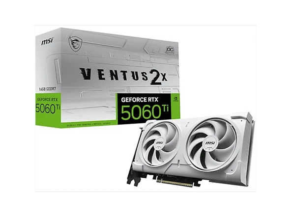 MSI RTX 5060 TI VENTUS 2X PLUS OC WHITE