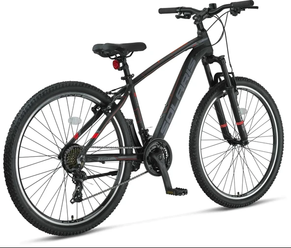 ÜMİT 2750 SOLARIS-M-V ERKEK DAĞ BİSİKLETİ 457H 27.5 JANT 21 VİTES BLACK RED