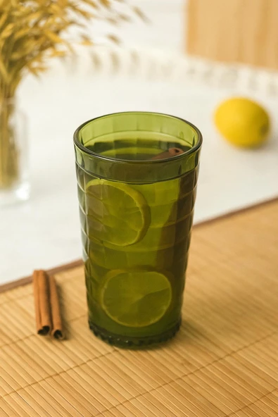 Allegra Koyu Yeşil 6’Lı Bardak Seti 750 Ml Akrilik Malzeme - Cam Değildir Kırılmaya Dayanıklı