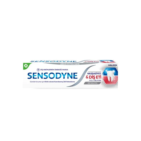 Hassasiyet & Diş Eti Beyazlatıcı Diş Macunu 75 Ml (8'li Paket)