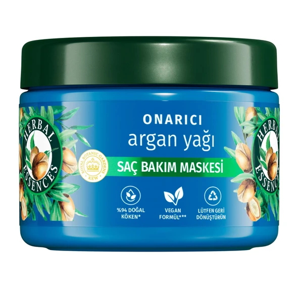 Onarıcı Argan Yağı Saç Bakım Maskesi 300 Ml (8'li Paket)