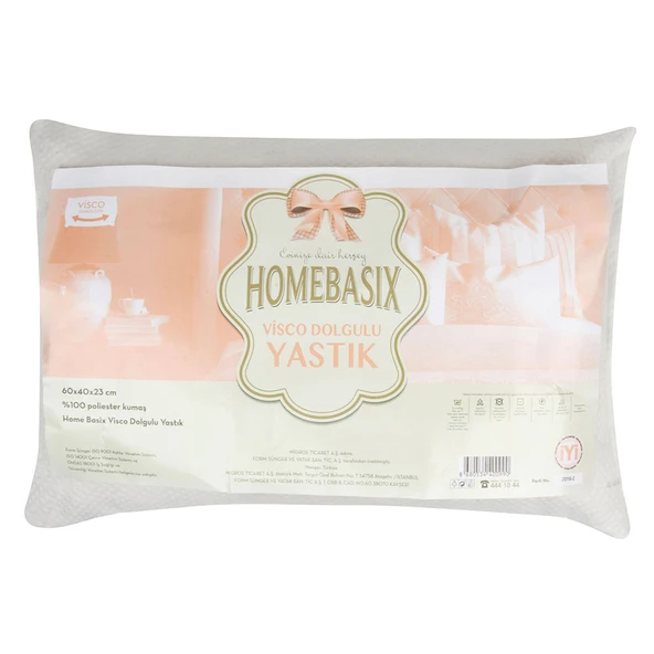 Visco Ortopedik Yastık 60X40X23 Cm (7'li Paket)