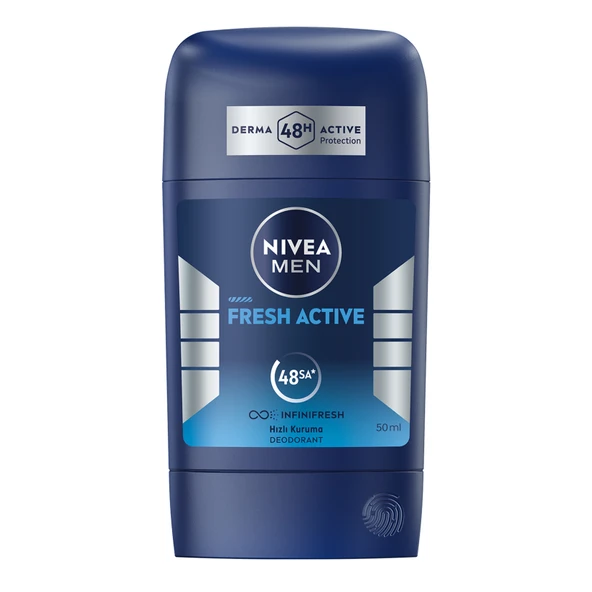 MEN Erkek Stick Deodorant Fresh Active 50 Ml (7'li Paket)
