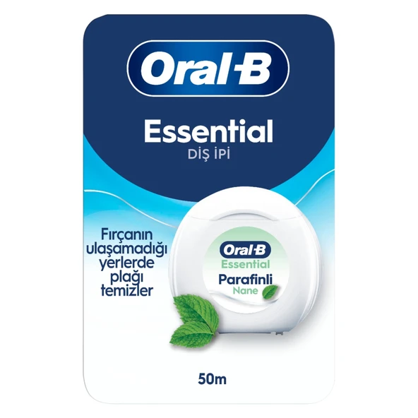 Essential Diş İpi Nane Aroması 50 M (7'li Paket)