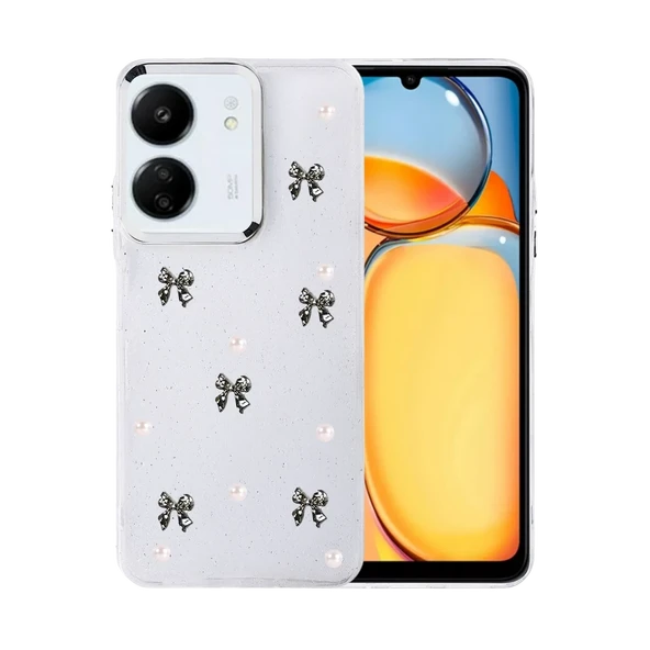 Redmi 13C Fiyonk Desenli Kapak - Desen 8