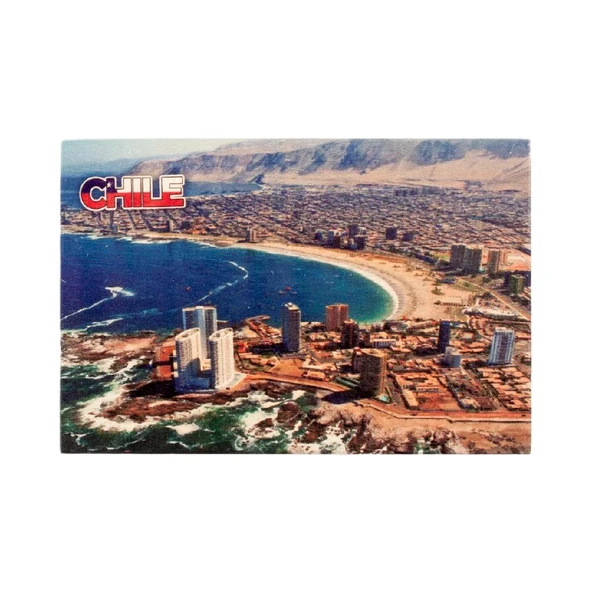 Şili Temalı Ahşap Kartpostal Magnet ürün görseli 1
