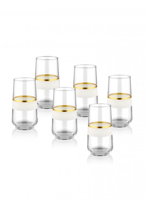 The Mia Snow Su Bardağı 6 Lı Uzun Set SNW0002 ürün görseli 1