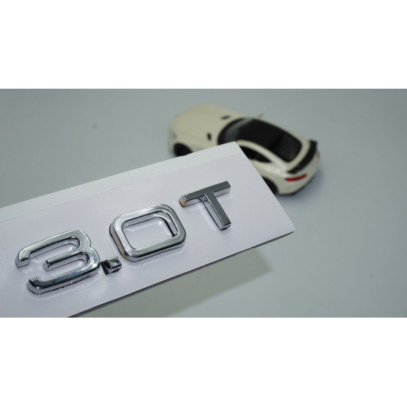 DK Tuning Audi 3.0T Bagaj Krom ABS 3M 3D Yazı Logo ürün görseli 1
