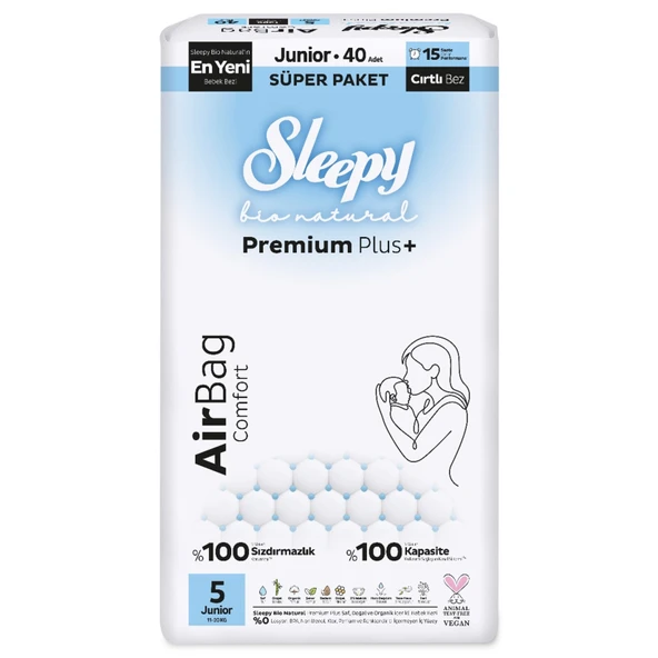 Bio Natural Airbag No 5 Junior 40'lı (6'li Paket)
