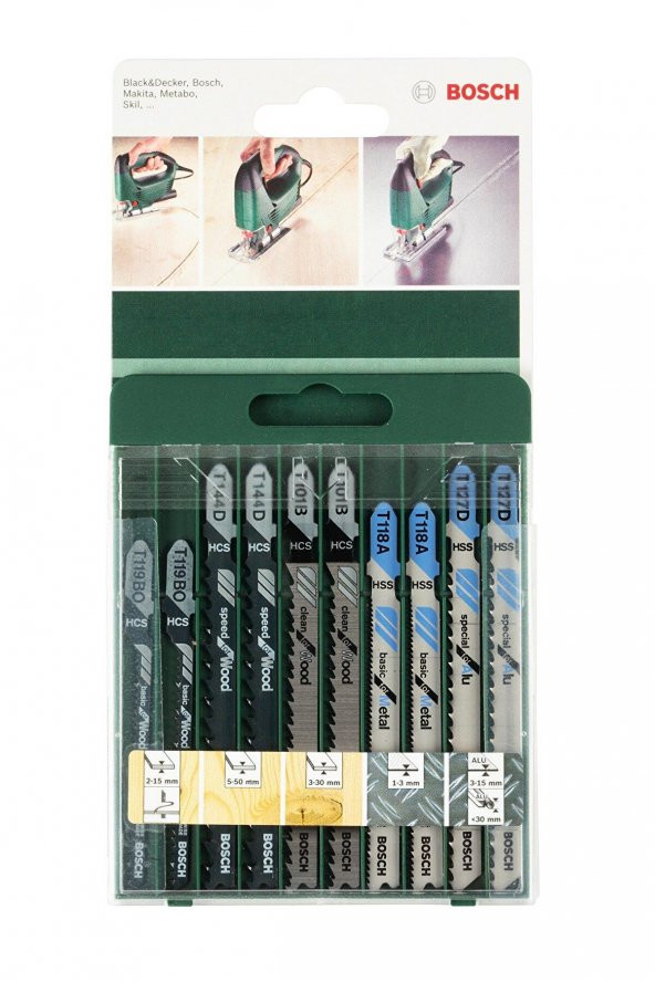 DIY Ahşap&Metal Dekupaj Bıçağı Seti 10lu ürün görseli 1