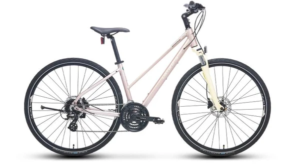 SPORTIVE 226 KADIN ŞEHİR BİSİKLETİ 457H HD 28 JANT 24 VİTES MAT METALİK PEMBE BEJ MOR