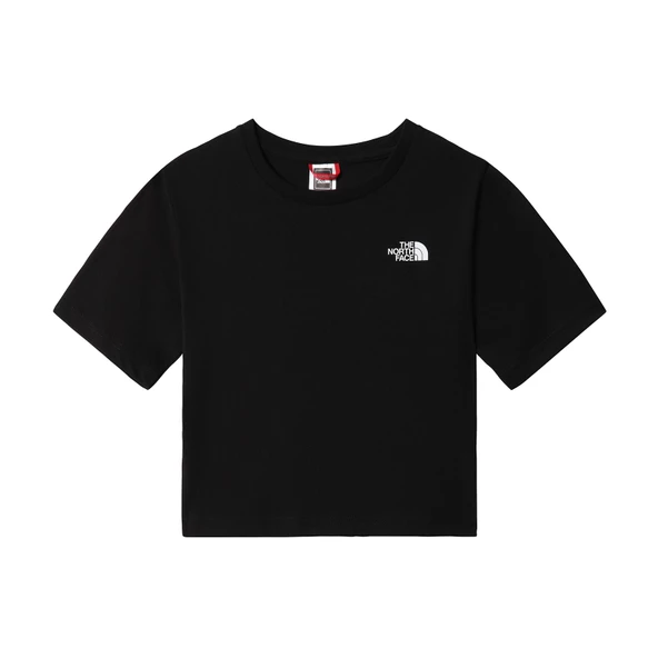 The North Face Simple Dome Crop Kız Çocuk Tişörtü NF0A7R1NJK31 ürün görseli 1