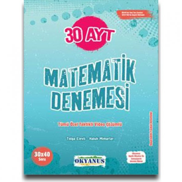 OKYANUS AYT MATEMATİK 30 DENEME ürün görseli 1