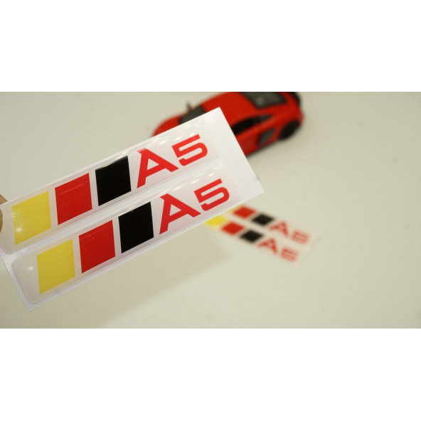 Audi A5 Logo Motor Kapağı Damla Silikon Plaka Logo Arma Amblem Yeni Stil ürün görseli 1