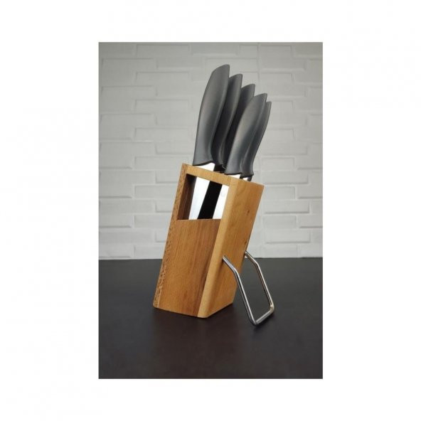 Cooker 6 Parça Standlı Bıçak Seti Gri CKR2830 ürün görseli 1