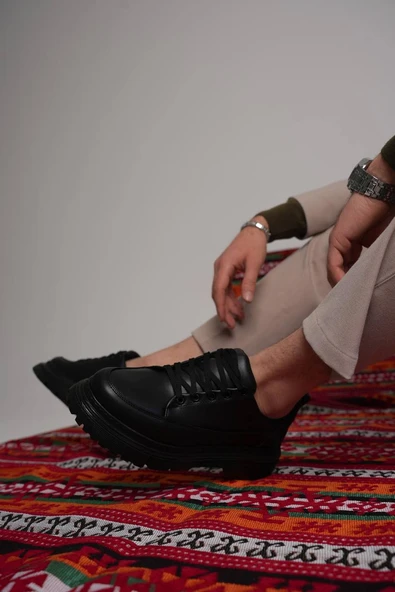KB-702 Kuback Kömür Cilt Günlük Erkek Ayakkabı