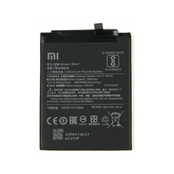 Xiaomi Mi A2 Lite  Redmi 6 Pro  Batarya Pil BN47 Orjinal ürün görseli 1