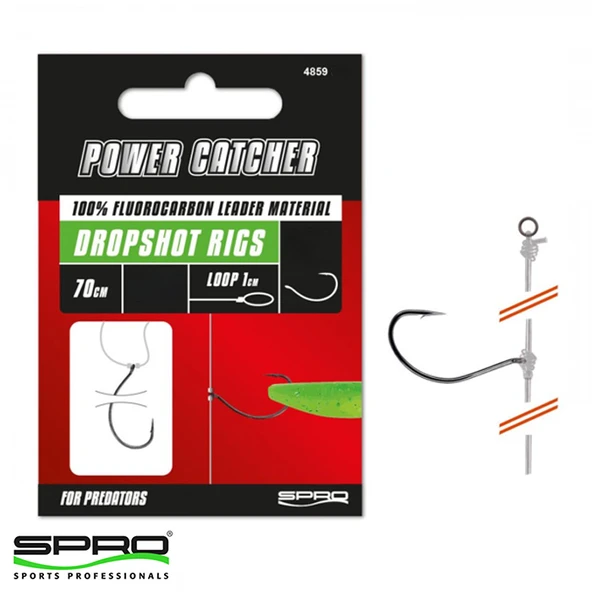 PC Dropshot 70cm 0,30mm #02 Rig Takımı