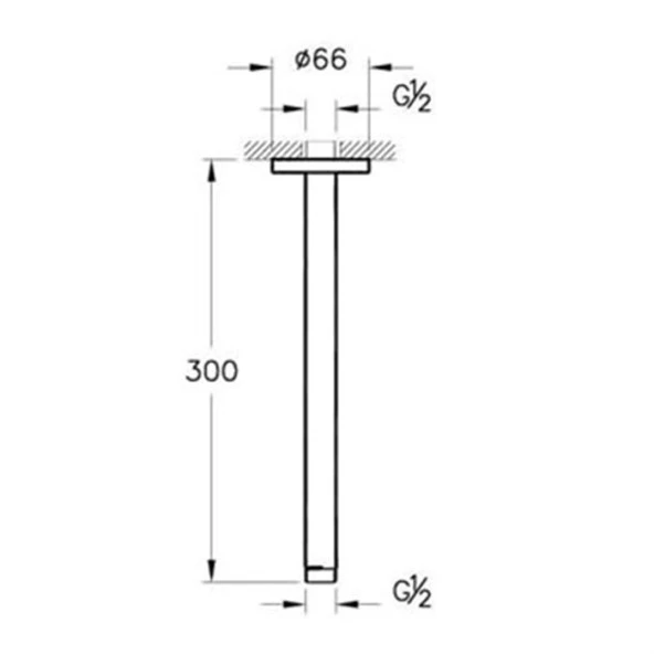 VitrA Tavandan Dirsek Uzun A45650 - Resim 4