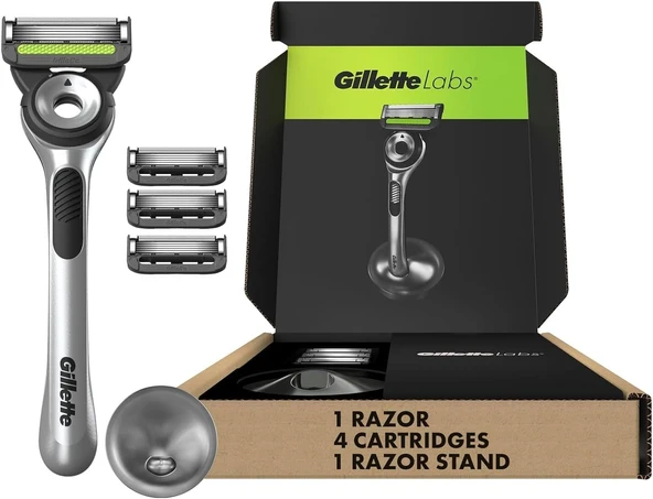 PTTAVM: Gillette Labs Tıraş Seti - Gold Edition 1 kol 4 yedek