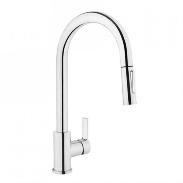 Artema Maestro Pull Down Eviye Bataryası Krom A42145 ürün görseli 1