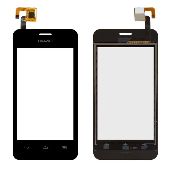 Huawei Ascend Y320 Dokunmatik Ön Cam - Siyah ürün görseli 1