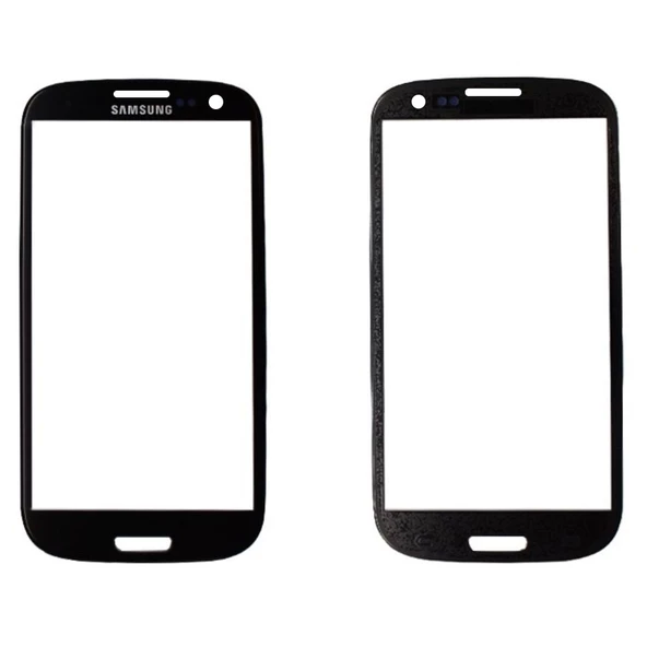 Samsung Galaxy S3 I9300 Ön Cam Dokunmatik Lensi - Siyah ürün görseli 1