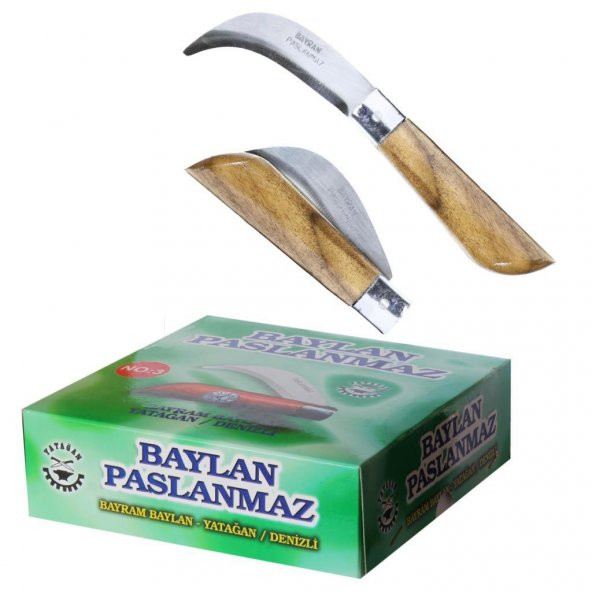 Bayram Aşı Bıçağı ( 10 Adet )  Bağ Bıçağı Paslanmaz Ceviz Aşı Çakısı 22Cm No:3 ürün görseli 1