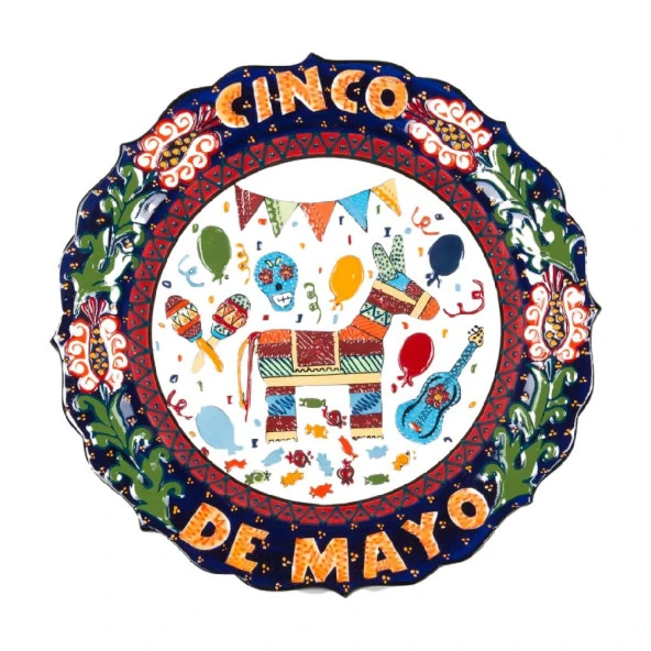Seramik Tabak Cinco De Mayo 30 cm No.2 ürün görseli 1