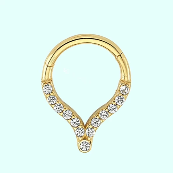 Altın Halka Piercing Suyolu 14 Ayar ürün görseli 1