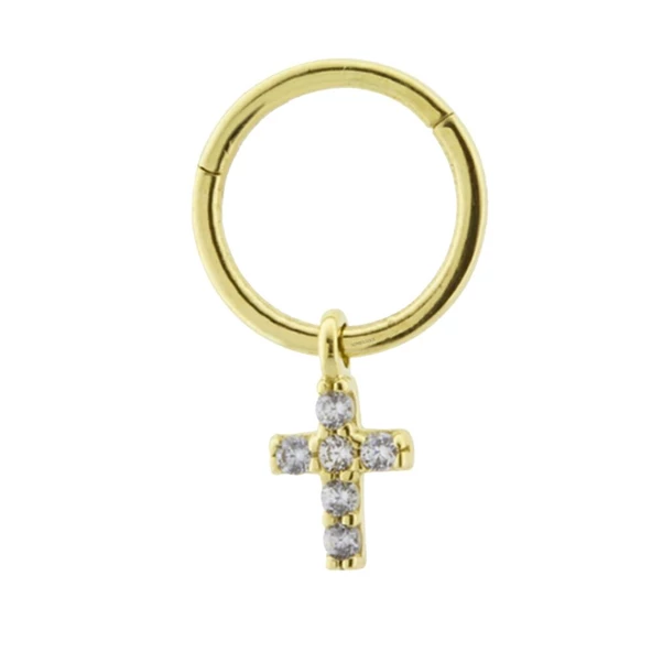 Altın Halka Piercing Hac 14 Ayar - Resim 2