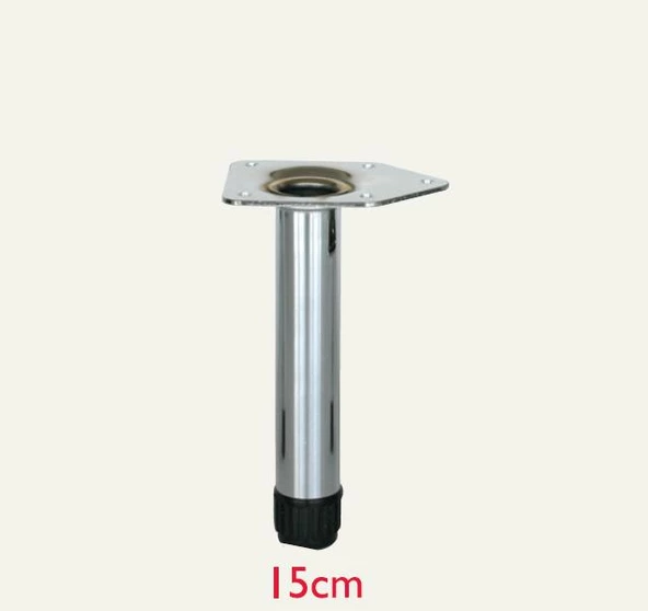 Çubuk Mobilya Ayağı 25mm Parlak Krom - Resim 4