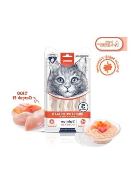 Somon Balığı ve Tavuklu Kedi Ödülü 5x14 gr 12'li Paket