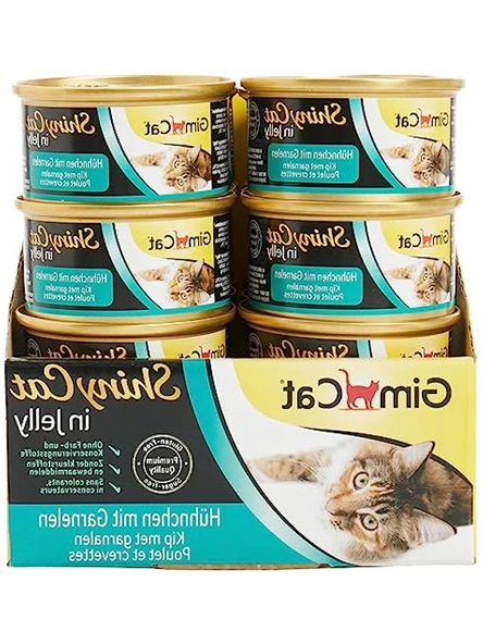 Tavuk ve Karidesli Konserve Kedi Maması, 70 g, 2'li Paket