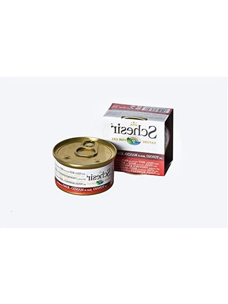 Yetişkin Kedi Konservesi, Ton Balıklı Sığır Filetolu ve Pirinçli 85g Lezzeti