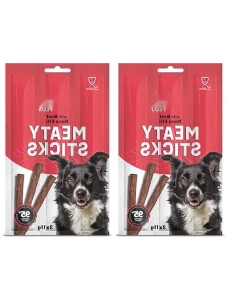 Yüksek Proteinli, Beef Aromalı Yetişkin Köpek Ödülleri 33 Gr (2 Paket)