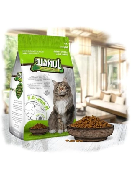 Tavuklu ve Balıklı Yetişkin Kedi Maması, 1.5 kg Besleyici İçerik