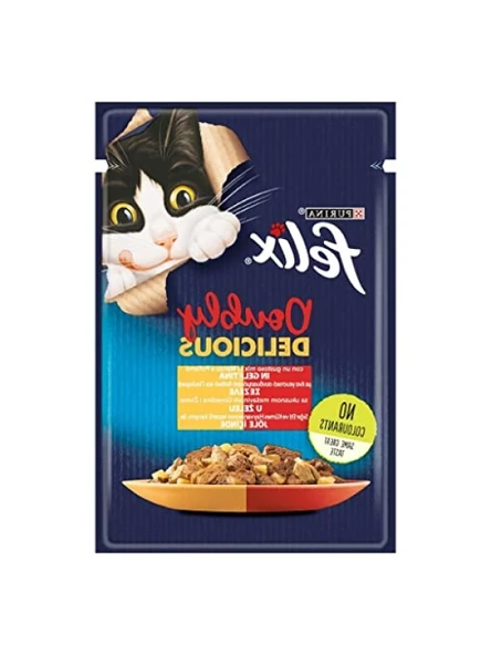 Zengin Çeşitli Sığır ve Tavuklu Yaş Kedi Maması 26 x 85 gr