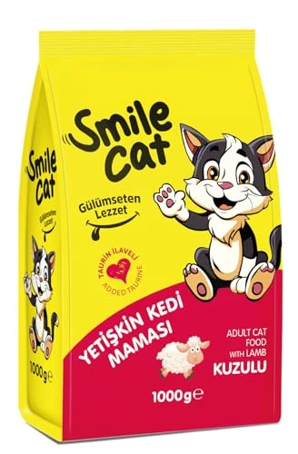 Smile Cat Yetişkin Kedi Kuzulu 1 kg Kuru