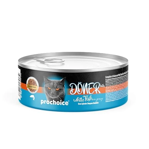 Döner White Fish, Sos İçinde Beyaz Balıklı Tam & Dengeli Yetişkin Kedi sı 70 gr x 12 adet