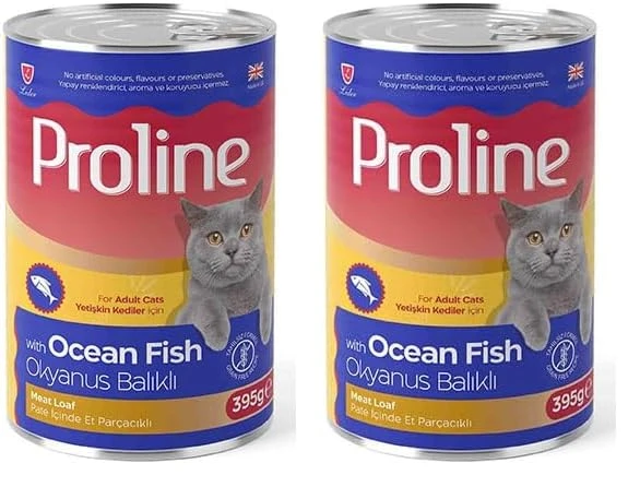 Okyanus Balıklı Pate Yetişkin Kedi Konservesi 395 Gr 2li paket