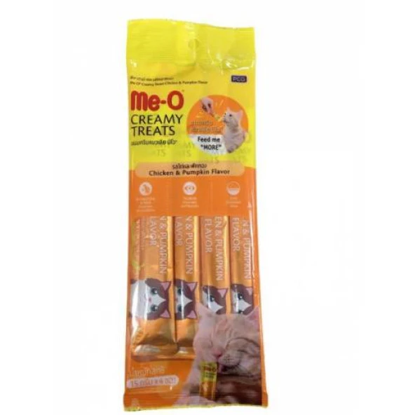 Me-O Creamy Treats Tavuk Bal Kabagı 60 Gram ürün görseli 1