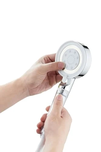Orret Home 5 Fonksiyonlu Filtreli Duş Başlığıü,Filtreli El Duşu,Banyo Ve Duşa Kabin İçin Handshower,Temizlenebilir Filtre,Spa Etkili Duş Başlığı (Beyaz)