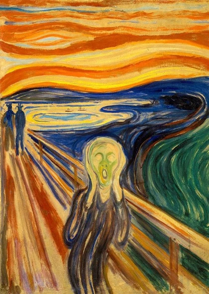 Enjoy 1000 Parça Çığlık Puzzle - Edvard Munch - Resim 2