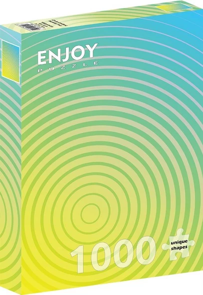 Enjoy Puzzle 1000 Parça Yeşil/Sarı Gradyan Puzzle ürün görseli 1