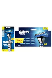 Gillette Mach 3 Turbo Yedek Bıçak 12'li+2 ürün görseli 1