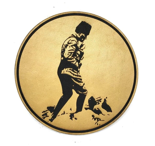 ATATÜRK KOCATEPE Deri PEÇ - Arma - Askeri Patch ürün görseli 1